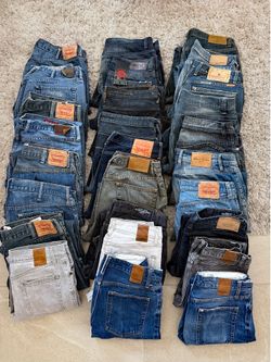 Huge Denim Lot (27 Pairs) – Designer & Quality Brands