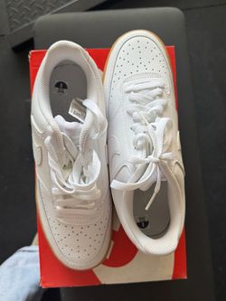 Nike Air Force 1 White Gum Sole Sneakers