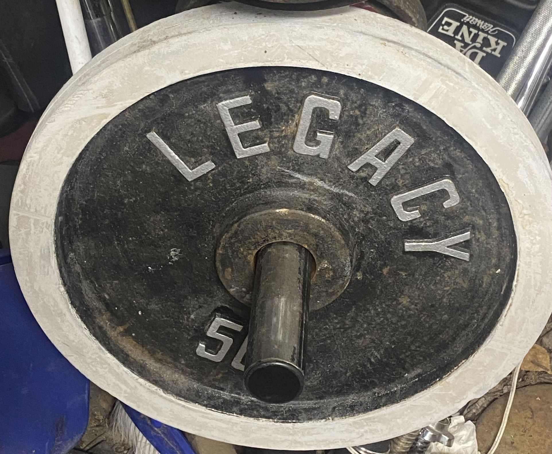 Legacy “Jack Lalanne “ Olympic Deep Dish Bumper 50 Lb Barbell Plates