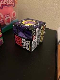 Purple fuzz ball