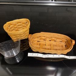 Longaberger lavender and Oregano Booking basket