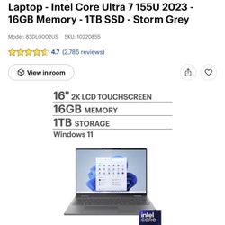 Lenovo- Yoga 7i 2-in-1 16”