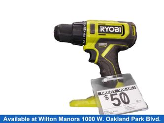 Ryobi Pcl206 Green Cordless Standard Drill