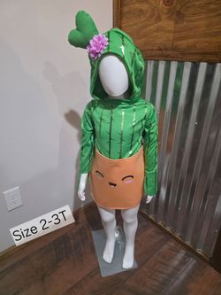 New Toddler Potted Cactus Costume