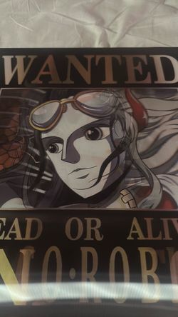 One Piece Nico Robin Yamato Nami Wanted 3D Poster