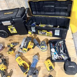 Lote de herramientas DeWalt y otras marcas. Más de 10 herramientas eléctricas 