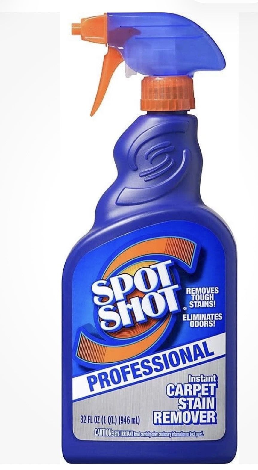 Spot Shot Professional Instant Carpet Stain Remover with Trigger Spray, 32 OZ