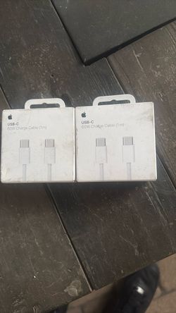 Apple chargers 6$ each