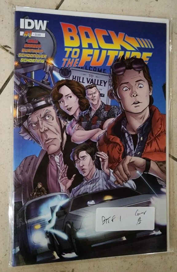 Back to The Future MX + US Variant Mixed Comic Lot of 15 NM IDW Kamite 2015