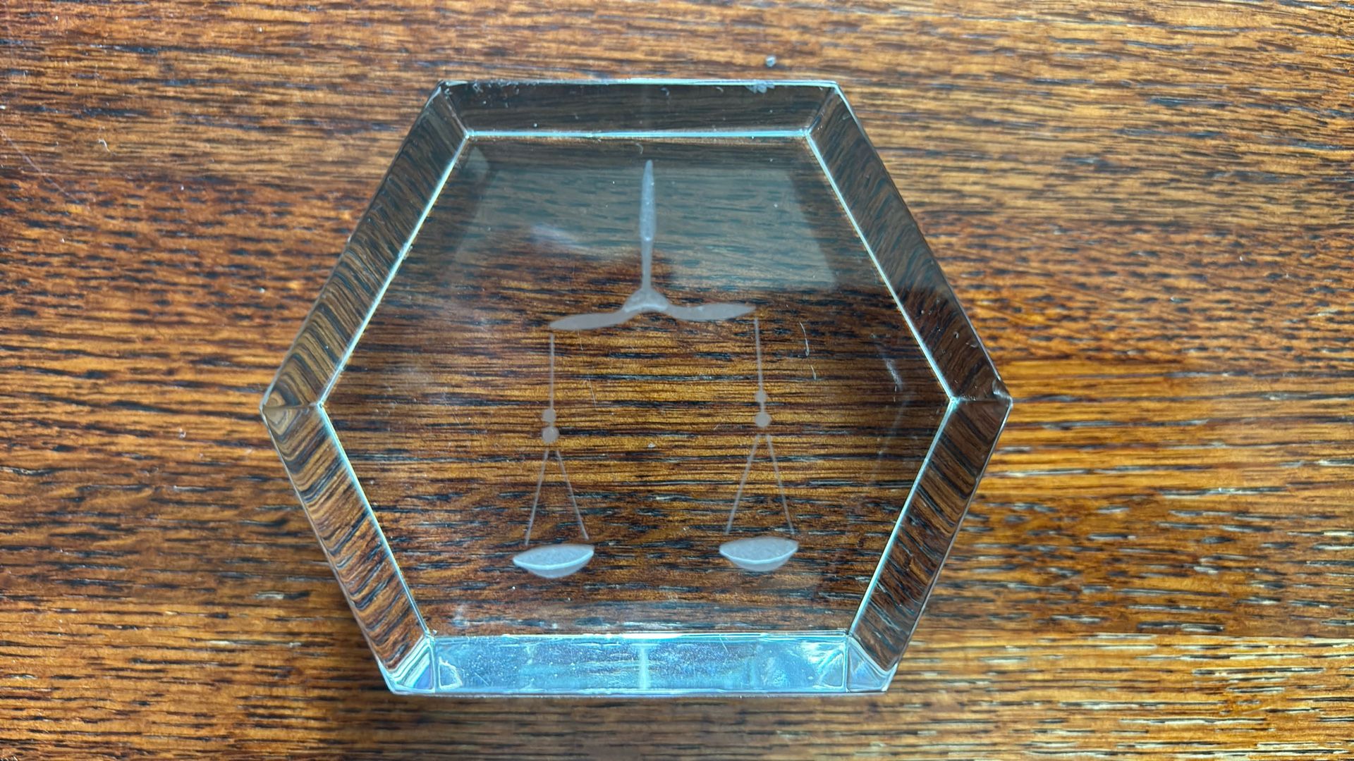 Crystal Legal Paperweight 