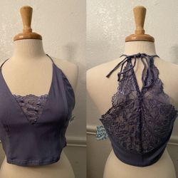 New Free People Lace Crop Top