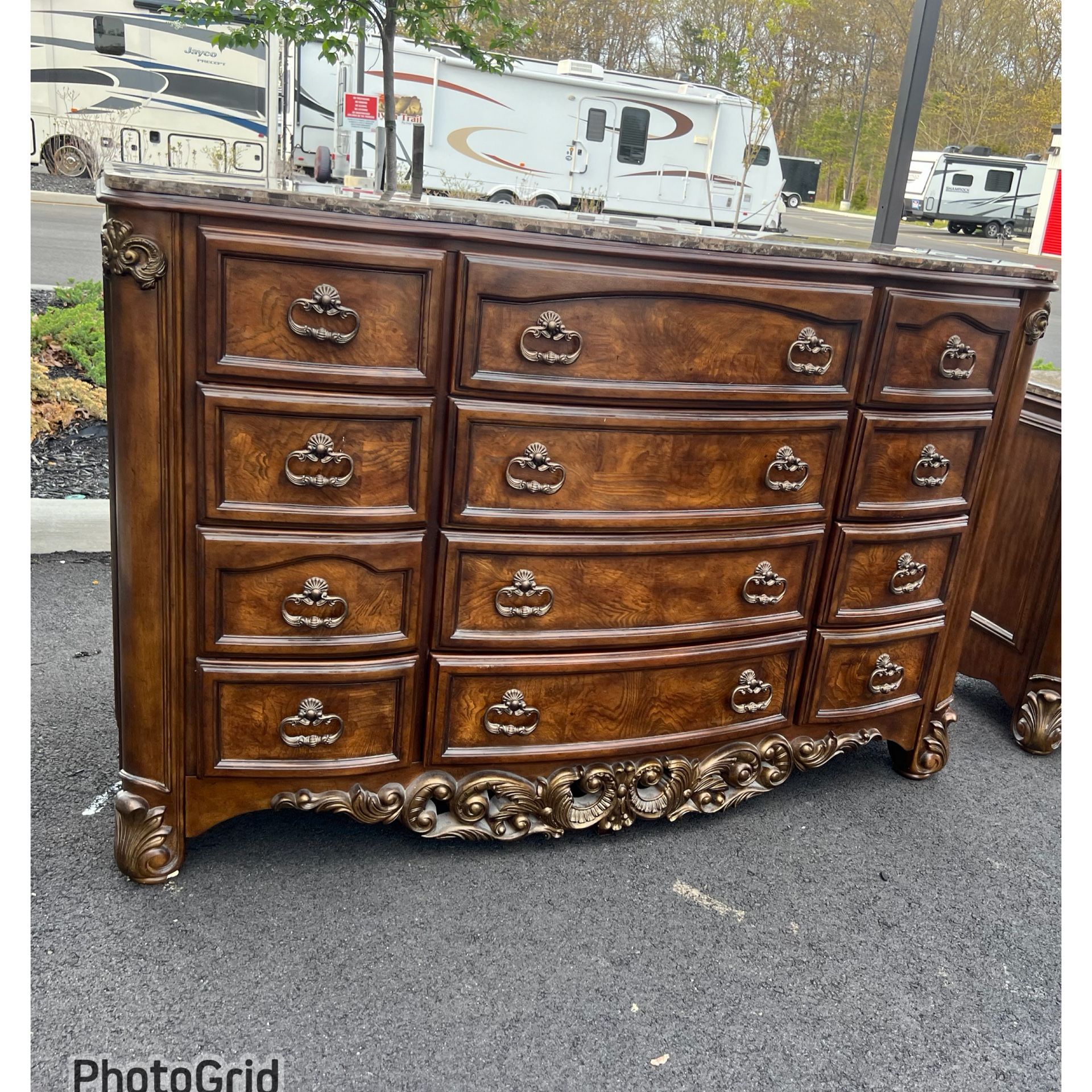 Marble Top Dresser