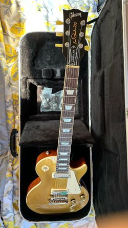 2015 Gibson Les Paul Deluxe 2015 Gold Top Solid Body Electric Guitar