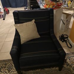 Beautiful Contemporary Furniture/chair, and ottoman one of a kind