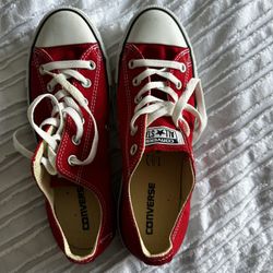 Converse All-Stars Red Men 8 - Women 10 NWOB
