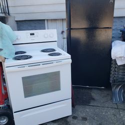 Electric Stove And Refrigerator $15 Both 