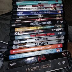 4 K Movie Sale: Fast 9 movie Set And mad max Set $30 Each All Single Title 4ks Are $12.50 Each Or 2 For $20 Or 3 For $25 Or All 20 $120 Or $150 W/Sets
