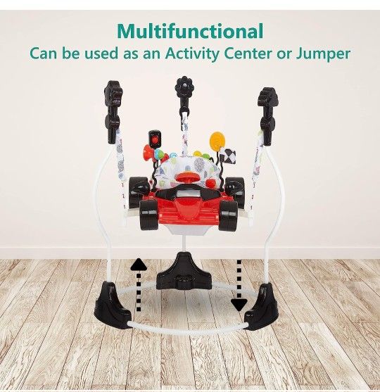 Baby Jumperoo Dream On Me, Champ Activity Center and Jumper, Red