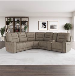 Recliner electric sectional couch