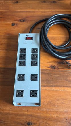Commercial electric 10 outlet power cable