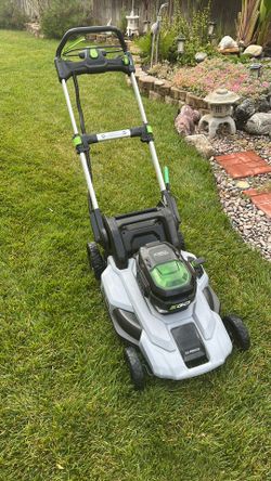 Ego lawn mower self propelled in good shape