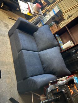 Blue couch