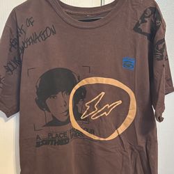 Travis Scott Cactus Jack For Fragment Hiroshi Tee Brown Pepper Sz. L