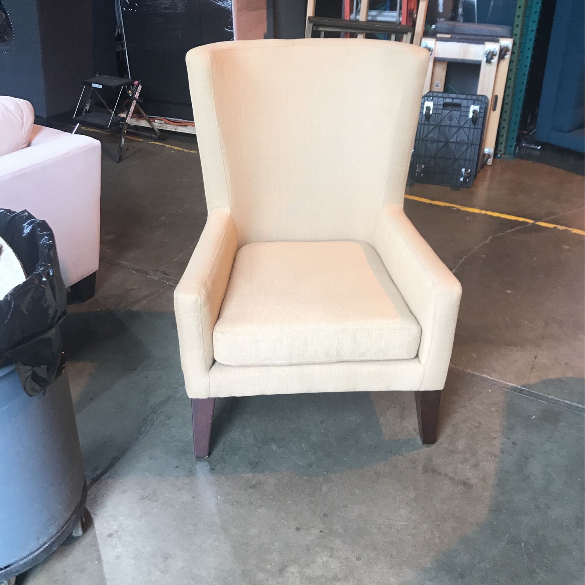 Wheat Colored Accent Chair 