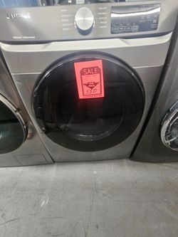 New SAMSUNG 4.5 cu. ft. High-Efficiency Platinum Front Load Washing Machine