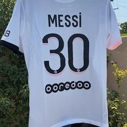 PSG Away Messi Soccer Jersey 2022