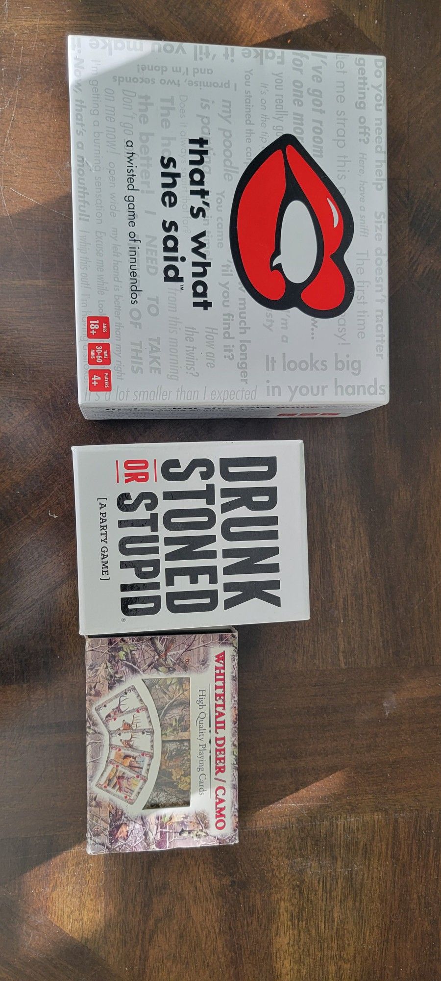 π΄ 3 Card Games for the Price of 1 β Like New β $20