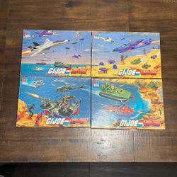 MB GI Joe Mural Puzzle Battles 1-4