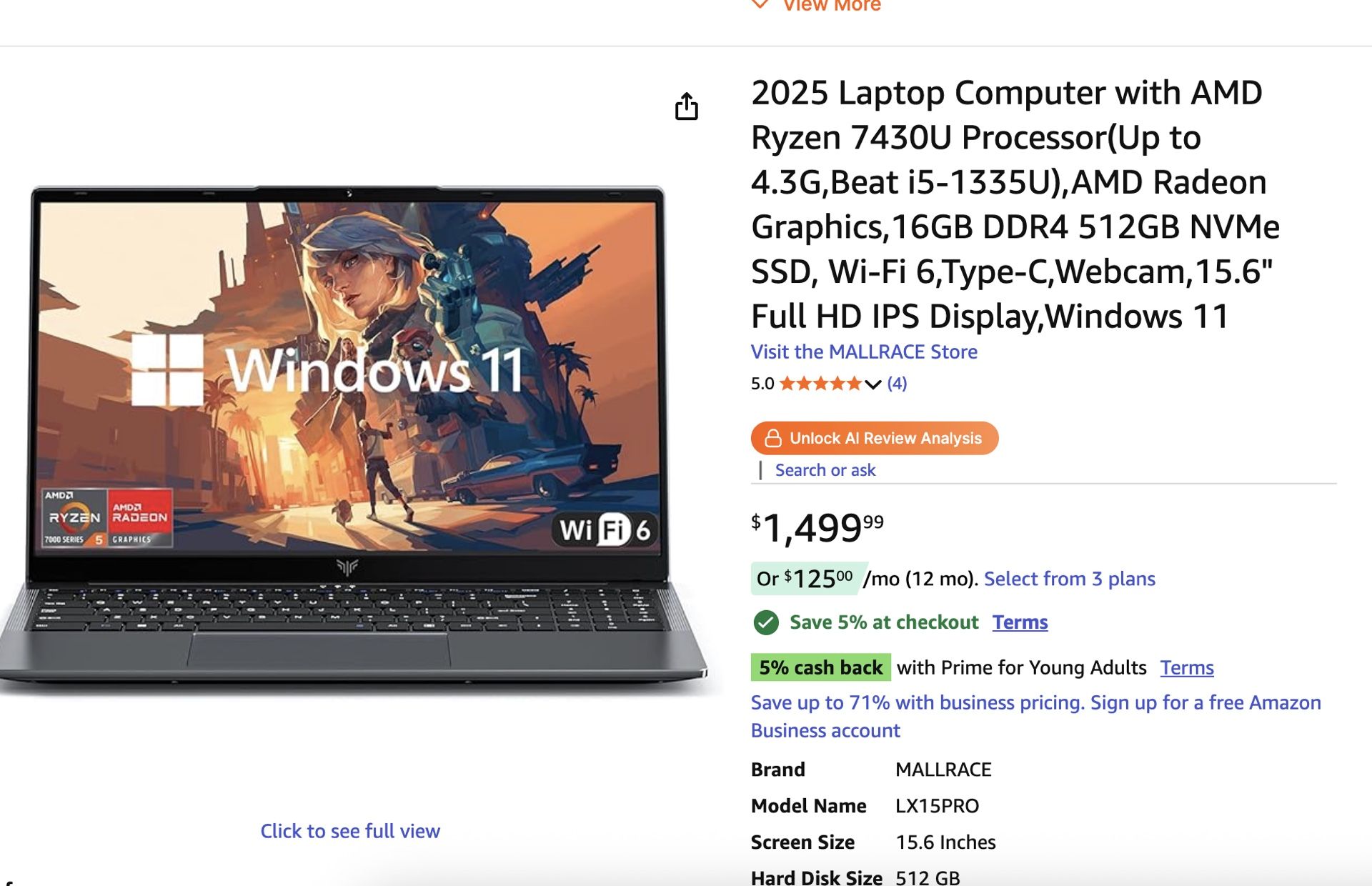 Brand New AMD Ryzen 2025 Laptop