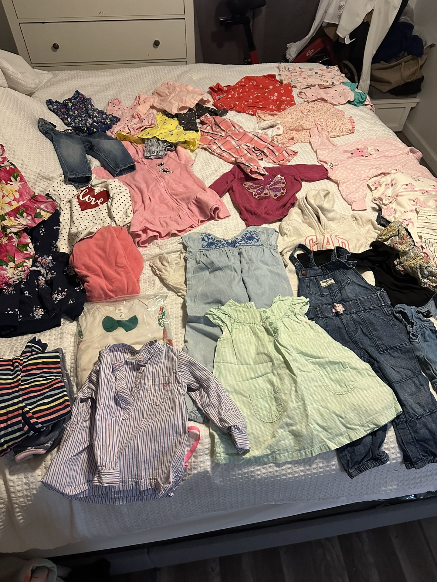 Baby Girl Cloths For 0-24 Months.