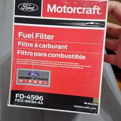 Motorcraft FD-4596 Fuel Filter for Ford Power Stroke Diesel – OEM Replacement (F81Z-9N184-AA)