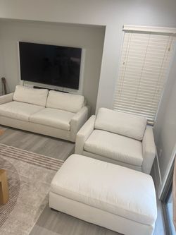 Magnolia Home Loveseat and Oversize Chair