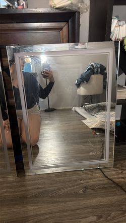 LED mirrors touch screen