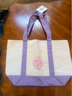 Trader Joe’s large tote, purple