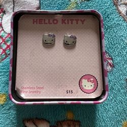 Hello Kitty Earrings And Accessories