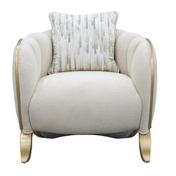 Scotts Square Light Champagne/Cornsilk Matching Chair