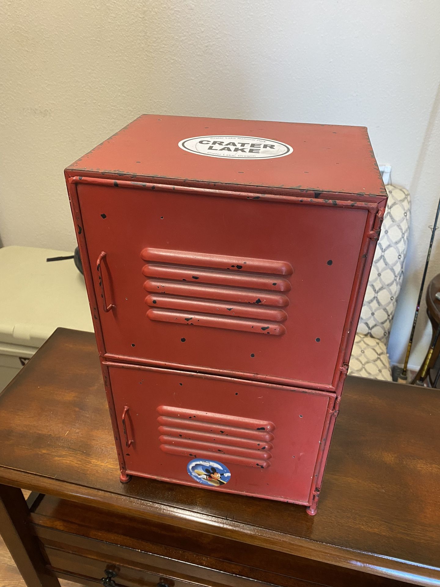 Vintage Locker Style Box Decor