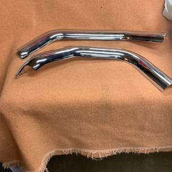 Chrome Exhaust Covers For A 2014 Harley Iron 883