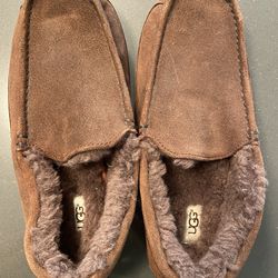 Ugg Ascot Espresso Suede Men’s Slippers