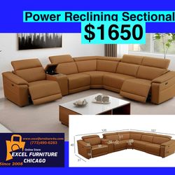 💫FREE DELIVERY💫Brand New Power Recliner Sectional Sofa Couch 