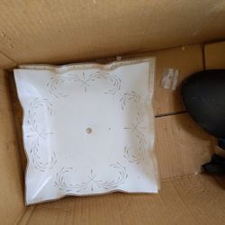 2each Light Fixtures Very Delicate Decorative Glass