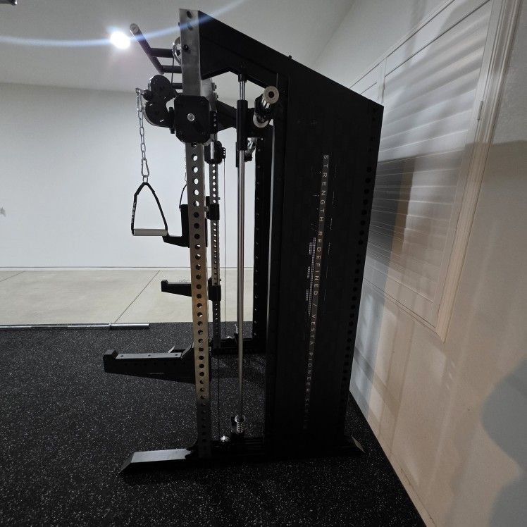 🔥NEW Vesta Pioneer 3in1 | Functional trainer | Squat Rack | Smith Machine | 200lbs weight stack | Gym Equipment | Commercial Grade | FREE DELIVERY 🚛