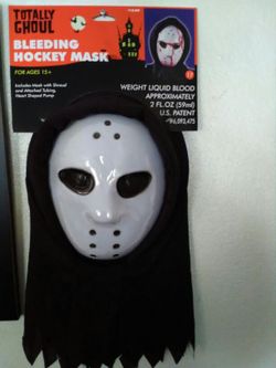 New Bleeding Hockey Mask $7