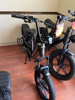 Open Box, Fully Assembled HOVSCO HovCart Family E-Bike 20" Fat Tire Cargo E-Bike