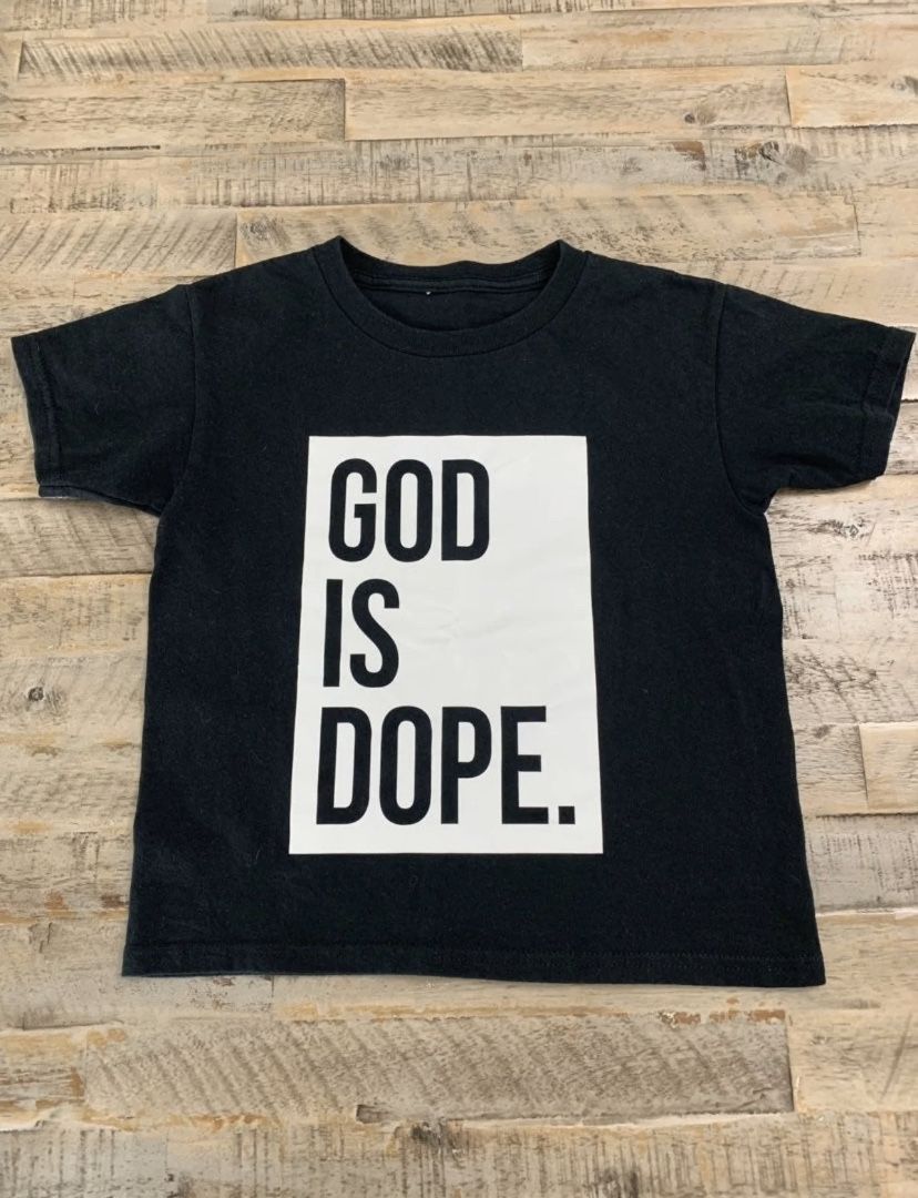 Size 4t- God is dope