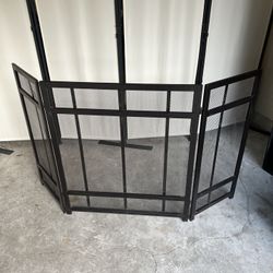 Makhi Steel Fireplace Screen